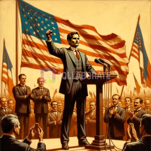 El Salvadoran President in America circa 1900's
