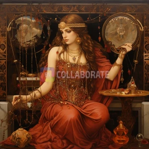 Ancient Greek priestess attire