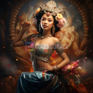 A Cambodian Apsara dancer