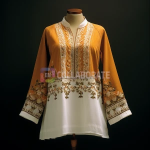 A traditional blouse-dress